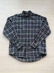 90s オールド UNIQLO チェック シャツ ジャケット M (100-103)