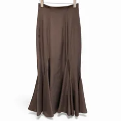 タグ付き未使用品 SNIDEL スナイデル ハイウエストヘムボリュームスカート SWFS215101 ダークブラウン size0 レディース 秋 ゴーゴー古着マルイ草加店2738