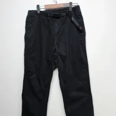 グラミチ GRAMICCI ベルト付き パンツ ズボン ブラックL