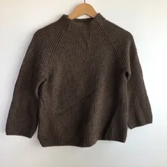 無印良品 ヤク入りウールニット レディース XL ブラウン 4041202511290024