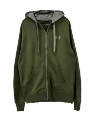 M UNDER ARMOUR アンダーアーマー バックロゴ フードジップアップ
