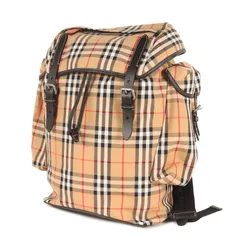 【美品】BURBERRY バーバリー バッグ | ヴィンテージ ノバチェック ナイロン フラップ リュック (RANGER RUCKSACK 4077522) | ベージュ | イタリア製 ブランド カバン【メンズ】【中古】のサムネイル