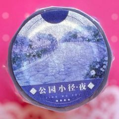 PET 天台闲憩・夜 6cm×5m 72cm/loop 海外マスキングテープ PET 天台闲憩・夜 6cm×5m 72cm/loop 海外マスキングテープ 海外マステ