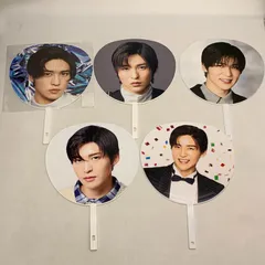 中古 Snow Man 目黒蓮 うちわ5枚セット