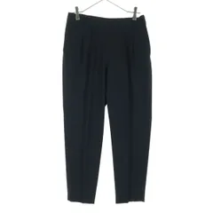 美品 green label relaxing グリーンレーベルリラクシング タック入り テーパードパンツ 40 ネイビー UNITED ARROWS レディース 古着