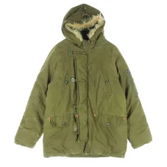 Polo by Ralph Lauren ポロバイラルフローレン 長袖 ミリタリー風 ダウンジャケット 160 カーキ キッズ 古着