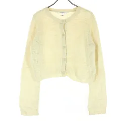 JILLSTUART ジルスチュアート 長袖 ニットカーディガン FR アイボリー レディース 古着