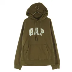 GAP ギャップ 長袖 スウェットパーカー S ブラウン メンズ 古着