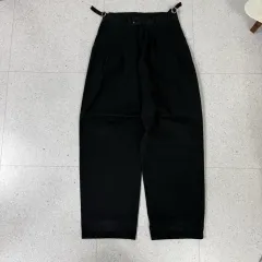 NOUN ワイド パンツ ブラック 0