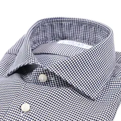 ORIAN オリアン / Vintage Classic コットン100% ホリゾンタルカラードレスシャツ ブラウン 432544