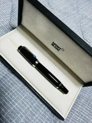 正規品 MONT BLANC ボヘム サファイア ローラーボール プラチナ シルバー 水性ペン (ほぼ新品)