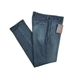 BERWICH ベルウィッチ / YRETRO LONG ストレッチコットン ノータックデニムスラックス デニスラ ブルー 433349