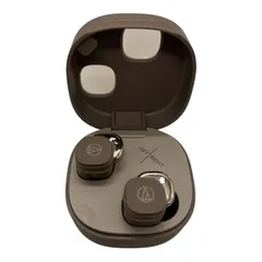 audio-technica オーディオテクニカ ATH-SQ1TW2 ワイヤレスイヤホン イヤホン 充電ケース イヤホンケース カフェラテ