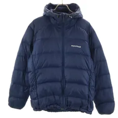 mont-bell モンベル ダウンジャケット L ブルー アウトドア メンズ 古着