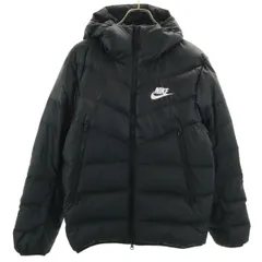 NIKE ナイキ ダウンジャケット M ブラック メンズ 古着