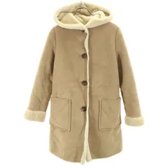 Ray Beams レイビームス フェイク ムートンコート 0 ベージュ レディース 古着