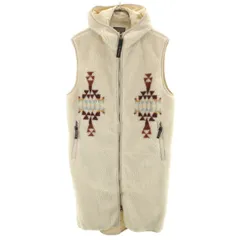 PENDLETON ペンドルトン ニコアンド niko and... ベスト M アイボリー 裏メッシュ レディース 古着