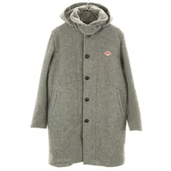 Danton ダントン ウールモッサ ロングコート 38 グレー レディース 古着