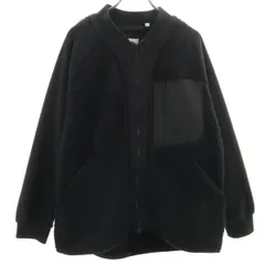 UNIQLO ユニクロ ホワイトマウンテニアリング WHITE MOUNTAINEERING. フリースジャケット XL ブラック メンズ 古着