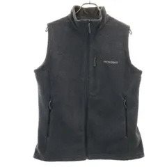 美品 mont-bell モンベル フリース クリマプラス200 ベスト XL グレー アウトドア レディース 古着