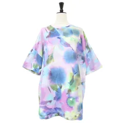 BAPY BY A BATHING APE ベイピー バイ アベイシング エイプ Tシャツ マルチカラー XS フラワー タイダイ ロゴ オーバーサイズ コットン 半袖 トップス【レディース】のサムネイル