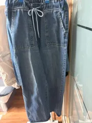 デニム ジョガーパンツ ウエストゴム