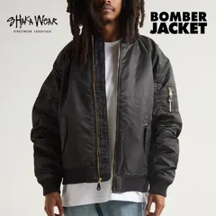 [新品] Shaka Wear シャカウェア  Nylon Bomber Jacket - Black