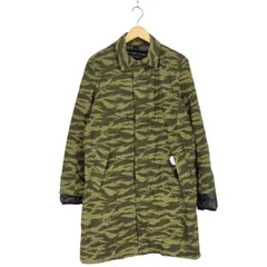 ステューシー Stussy 小川キャンパル ダウンベスト付き カモフラ柄ステンカラーコート メンズ  M