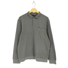 アーノルドパーマー Arnold Palmer ロゴ刺繍 ボーダー L/S ポロシャツ メンズ import：M 