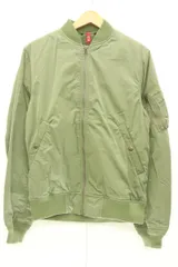 【中古】 ALPHA INDUSTRIES メンズフライトジャケット M TA1450 BONDING L-2B フライトジャケット ALPHA INDUSTRIES M カーキ 無地
