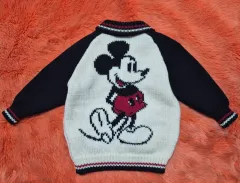 東京ディズニー ミッキーマウス ニット カーディガン キッズ 100