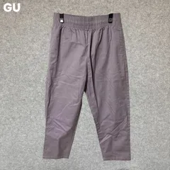 GU 薄紫 ウエストゴム チノパン Lサイズ