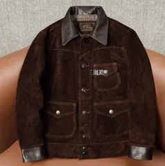 新作 ヴィンテージ風 頭層反毛牛革ジャケット メンズ クラシックエイジド加工 ショート丈 衿付き スリムフィット
