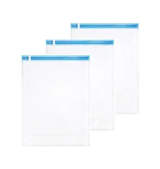 圧縮袋 衣類圧縮袋 手巻き 3枚入り 【XXL】収納/旅行/出張/海外旅行/引越し/家庭 防塵防湿 防虫防カビ 衣替え 繰り返し使用出来 掃除機不要