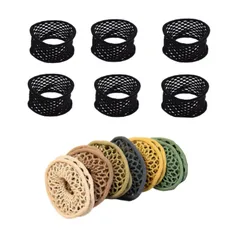 ヘアゴム 大人 12個セット 髪ゴム 跡がつかない おしゃれ 無地 太め レディース ポニーテール リングゴム ヘアアクセサリー (カラフル B)