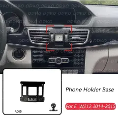 車載携帯電話ホルダーベース メルセデスベンツE W212 2014-2015専用マウント 固定式エアアウトレットブラケット 17MMボールヘッド付属