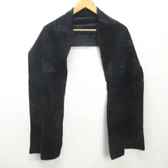 D■伊製■アルマーニ/EMPORIO ARMANI ウールマフラー/服飾小物■黒/16【中古】