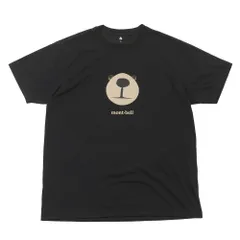 [mont-bell (モンベル)] WIC.T モンタベア フェイス Tシャツ ブラック(BK) [XLサイズ] [ブラック(BK)] [XL]