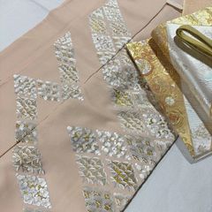 訪問着　松坂屋　正絹　フルセット　刺繍　金彩 訪問着 松坂屋 正絹 フルセット 刺繍 金彩 - メルカリ