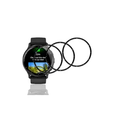【3枚セット】 用 GARMIN Venu 3 フィルム ガーミン Venu 3 保護フィルム PET複合材 炭素繊維 3D曲面 カバー 対応 Venu 3 液晶保護フィルム 高透過率 3D全面保護 キズ防止 飛散防止 高感度タッチ 耐衝撃 指紋・汚れ防止 ゼ
