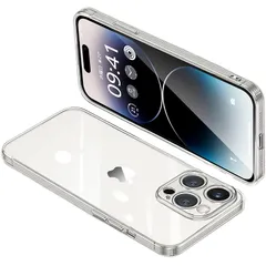 ONETIAOLONG に適合するiPhone14 Pro 用のケース クリア アイフォン14Pro 用のカバー全透明 スマホケース 全面保護 耐衝撃 軽量 TPU 薄型 ストラップホール付き 滑り止め 落下防止 6.1インチ（透明）