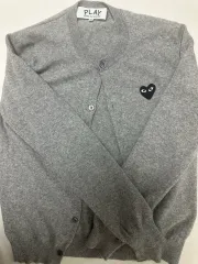 コム・デ・ギャルソン カーディガン m グレー