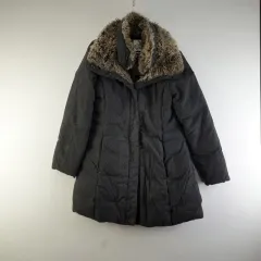 THE NORTH FACE ザノースフェイス レディース90 グースダウン ロング丈 ダウンジャケット グレー L0439