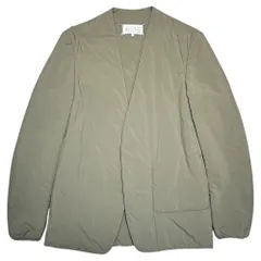 MAISON MARGIELA(メゾンマルジェラ) 20AW RECYCLE PADDED NO COLLAR JACKET 中綿 ノーカラー ジャケット S50BN0449 46 オリーブのサムネイル