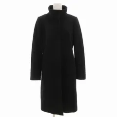 未使用　INDIVI インディヴィ　ビーバースタンドカラーコート　黒　カシミヤ混 INDIVI（インディヴィ） コート アウター 「名品コート／日本製