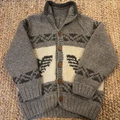 ヴィンテージ ノルディック ニット カーディガン (ㅎ5202)