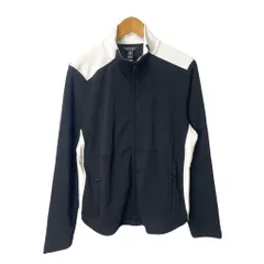 ローレンラルフローレン LAUREN RALPH LAUREN タグ付き CTN BLEND FZ JACKET トラックジャケット ブルゾン ジップアップ ロゴ刺繍 200729174 XL 黒 ブラック 白のサムネイル