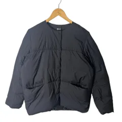 ユニクロ UNIQLO UNIQLO C ダウンジャケット ノーカラー ジャケット L ブラック