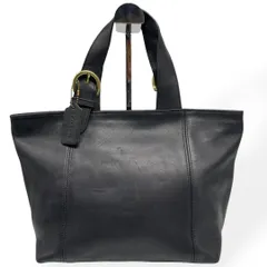 美品　COACH オールドコーチ　ハンドバッグ　レザー　ブラック　本革