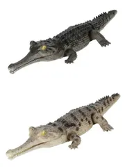 いきもの大図鑑レプティ ワニ ガビアル全2種セット ダーク & ライト